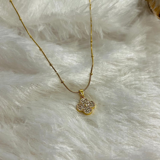 Diamond Clover Necklace