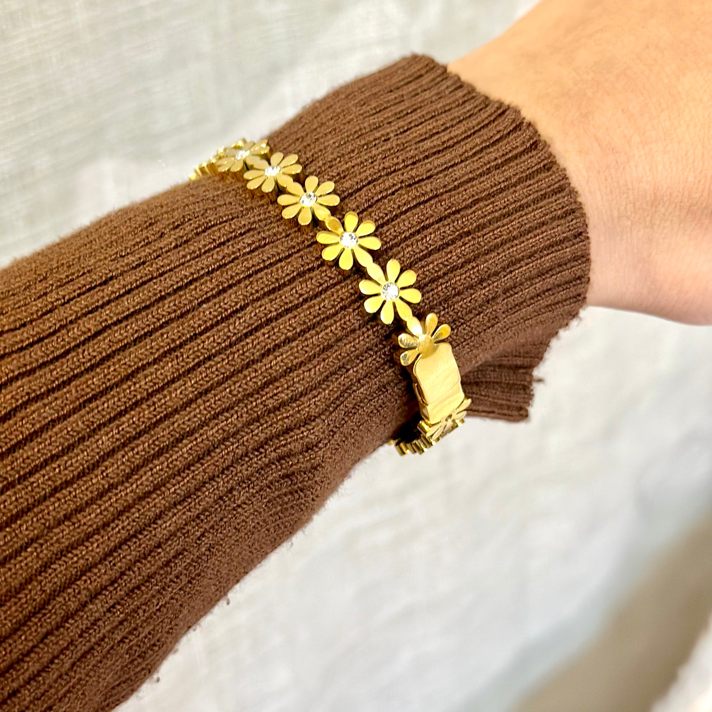 Daisy Floral Bracelet